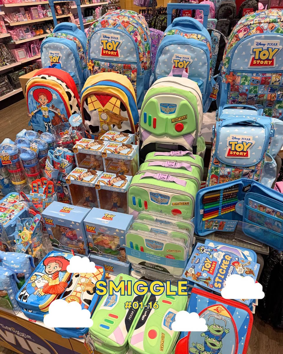 Toy Story merchandise at Compass One