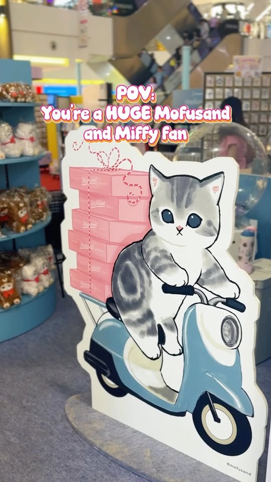 Mofusand x Miffy pop-up goodies at Compass One
