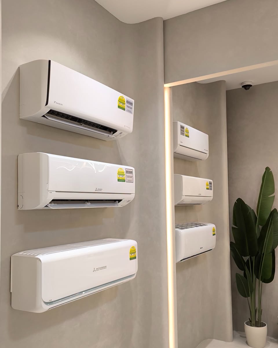Mitsubishi Electric air conditioners at airloft