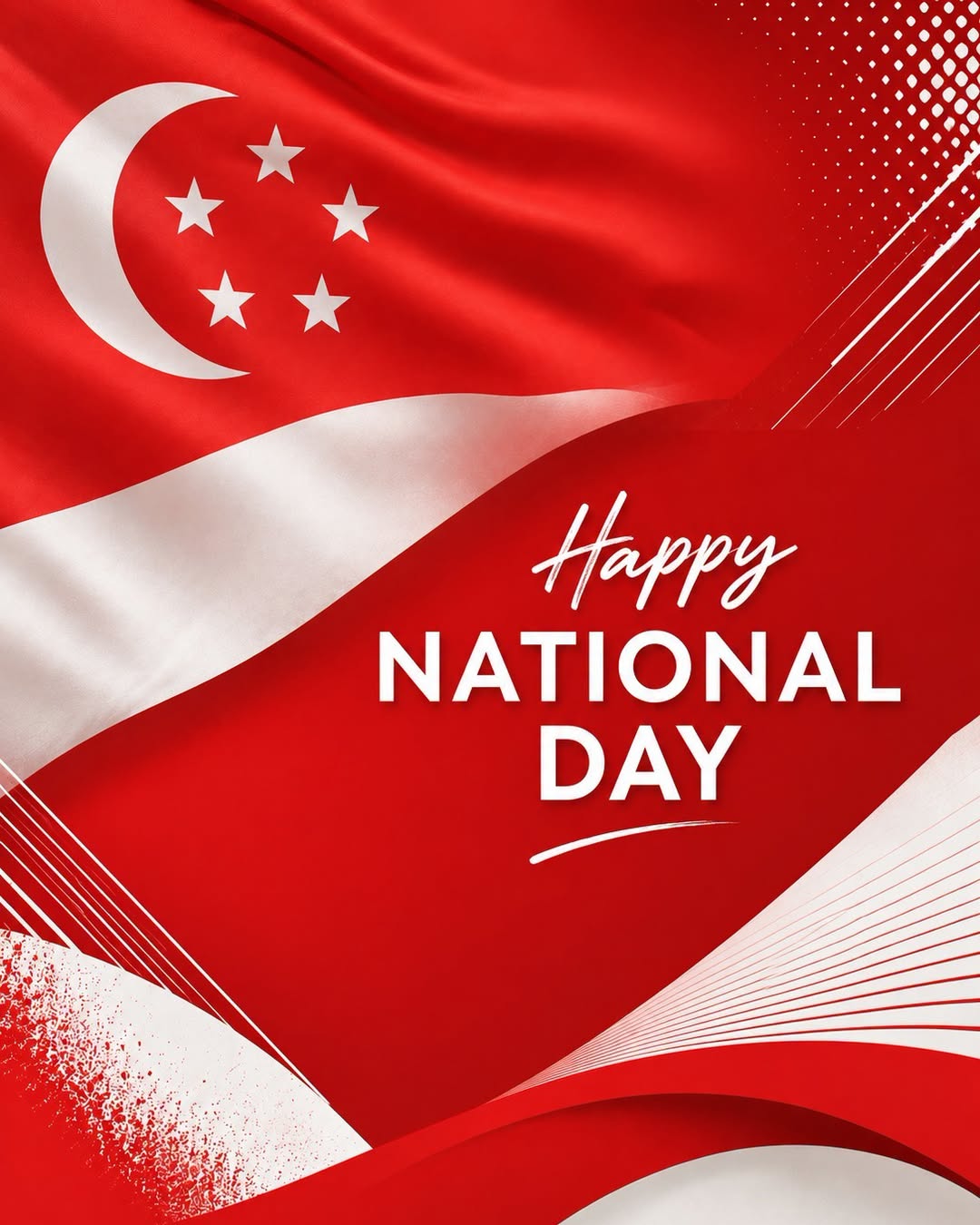 Compass One National Day celebration graphic