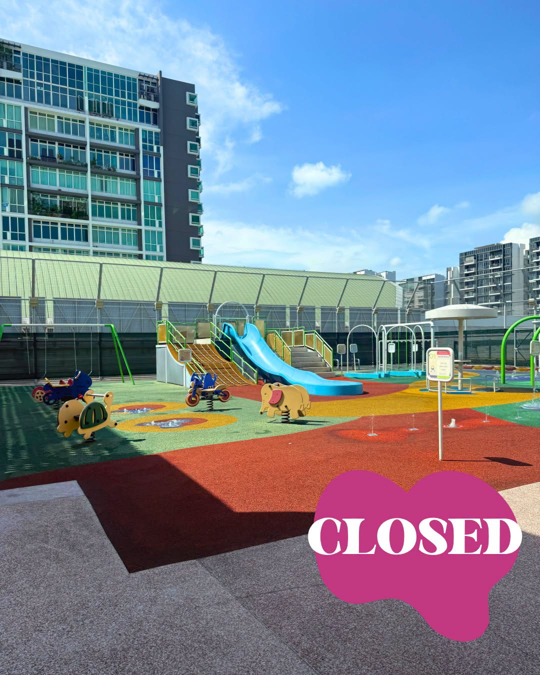 Compass One Level 4 Play Area closure notice