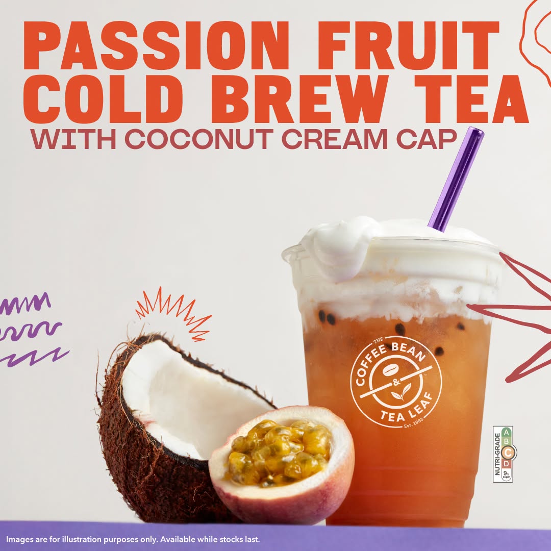 Coffee Bean & Tea Leaf Launches Passion Fruit Cold Brew at Compass One