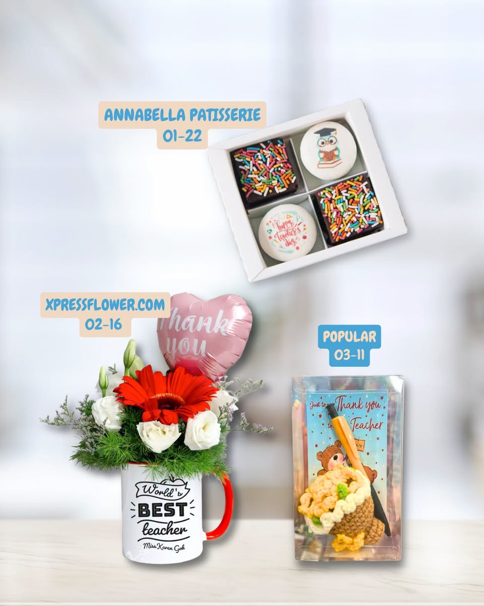 Annabella Patisserie Xpressflower and POPULAR Teachers Day gifts
