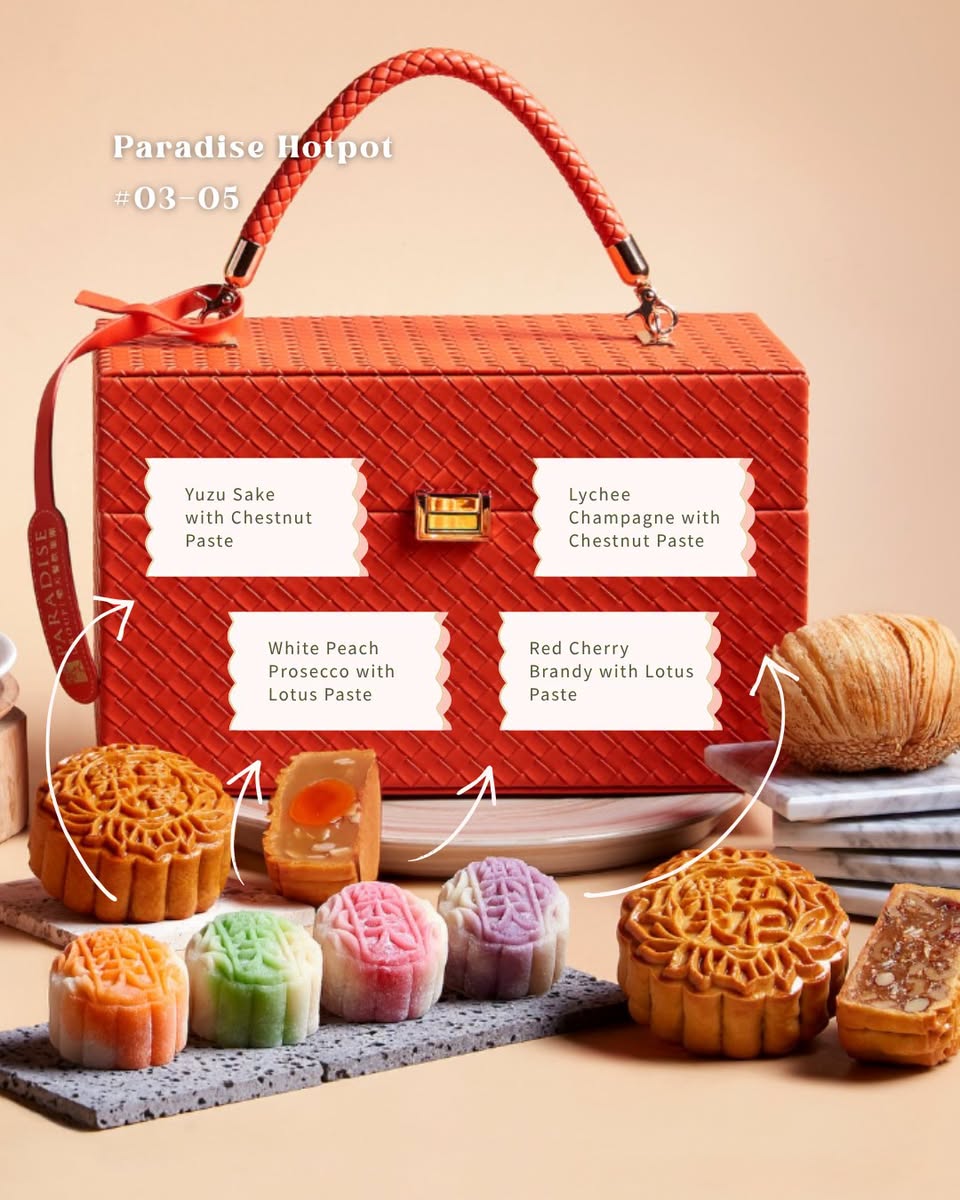 Paradise Hotpot snowskin mooncakes