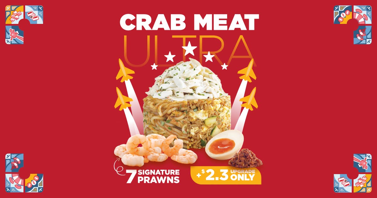 Wok Hey Crab Meat Ultra laksa dish
