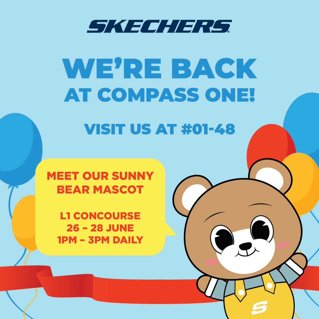 Skechers Sunny Bear Mascot event at Compass One