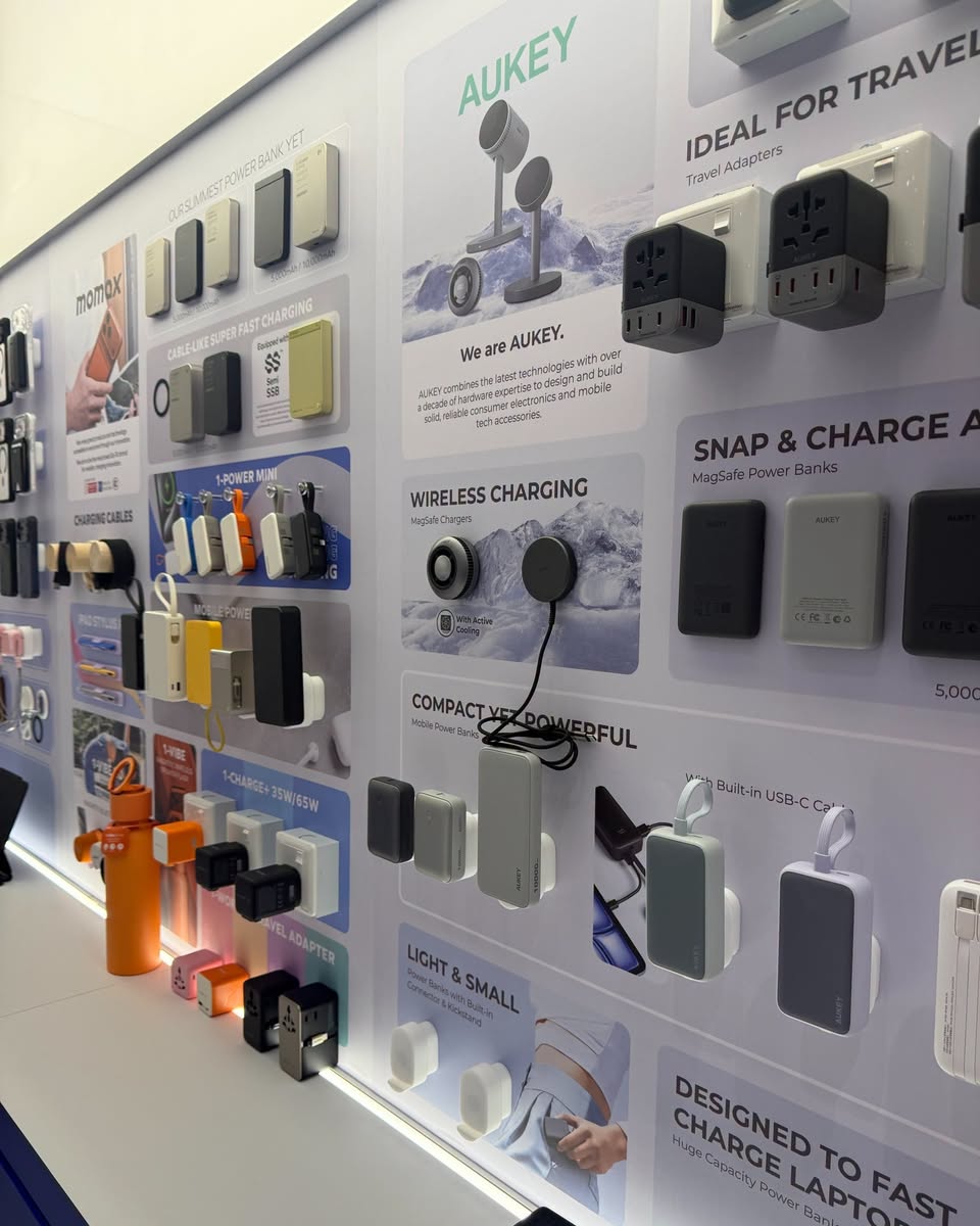 AUKEY chargers and power banks at Mobilestop