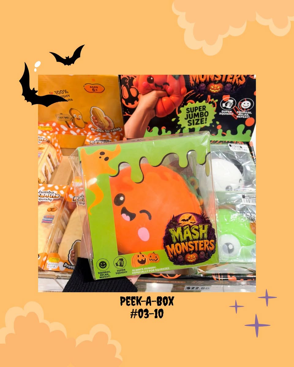Mash Monsters Squeezy at Peek-A-Box