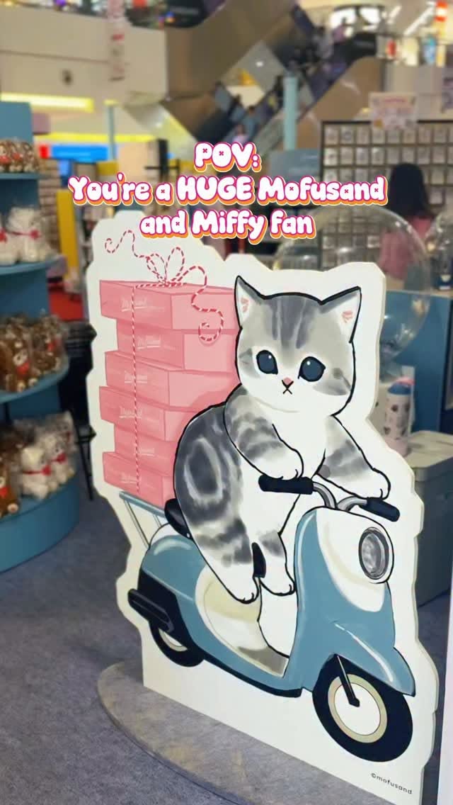 Mofusand x Miffy pop-up at Compass One