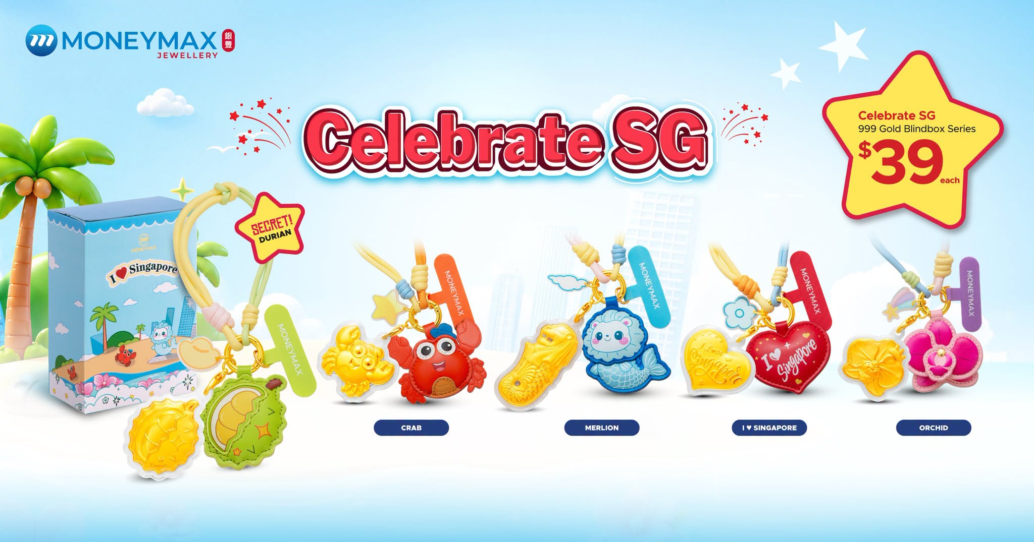 MoneyMax Celebrate SG 999 Gold Blindbox Series