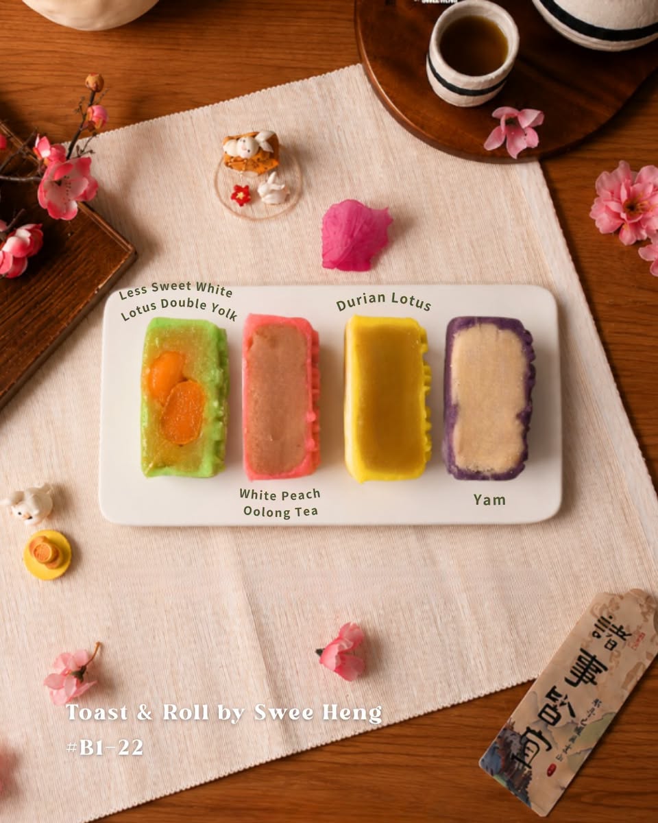 Toast & Roll by Swee Heng snowskin mooncakes