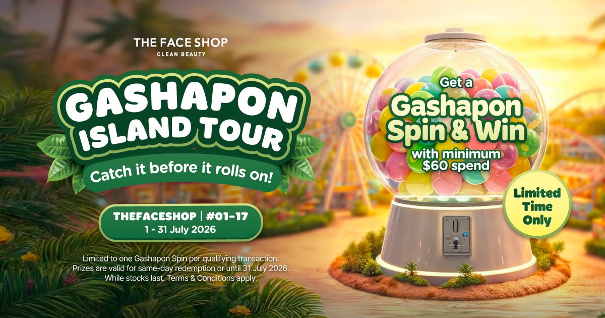 THEFACESHOP Gashapon Island Tour at Compass One