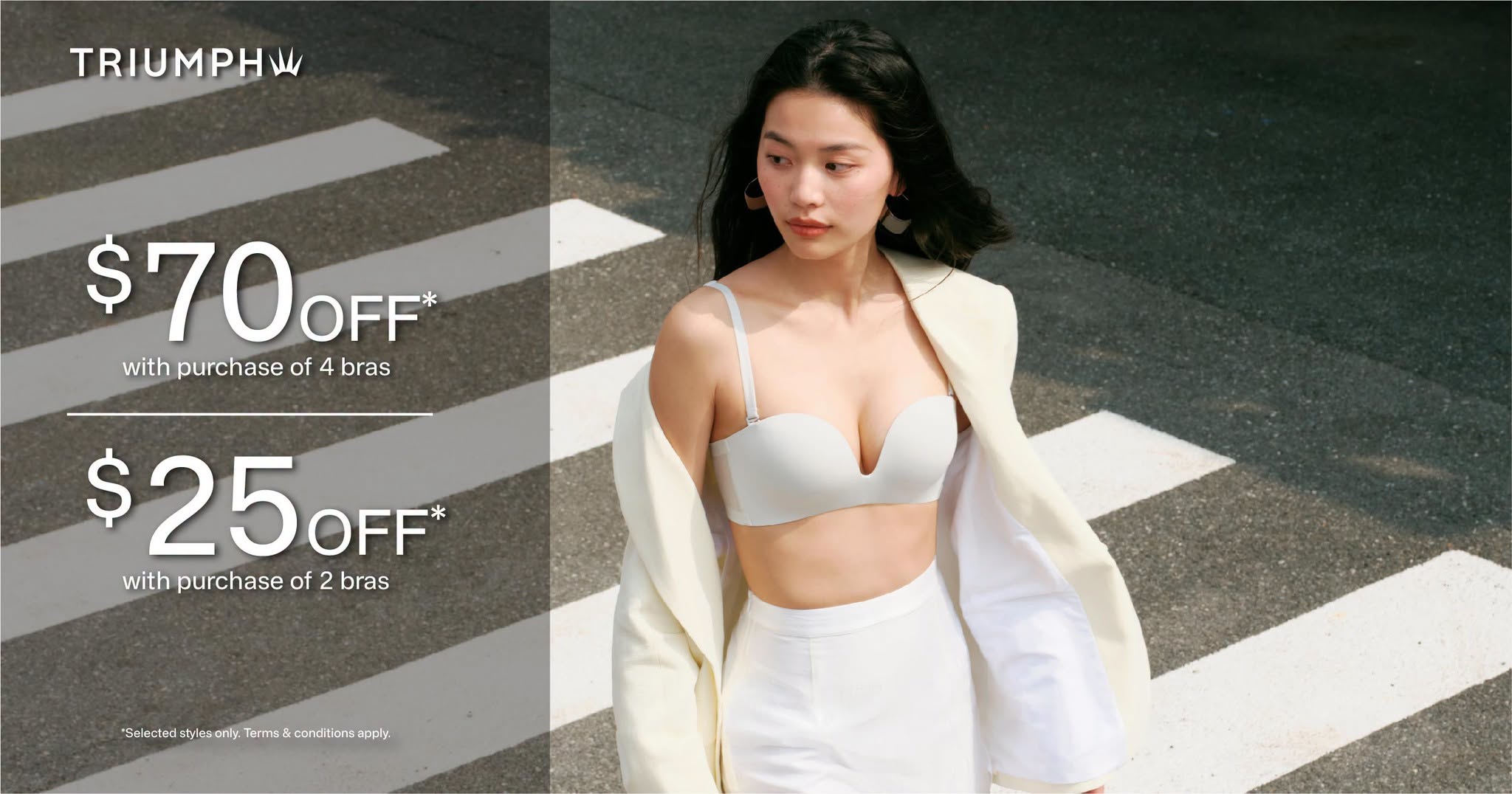 Triumph and sloggi Bra Offers at Compass One: Save Up to $70
