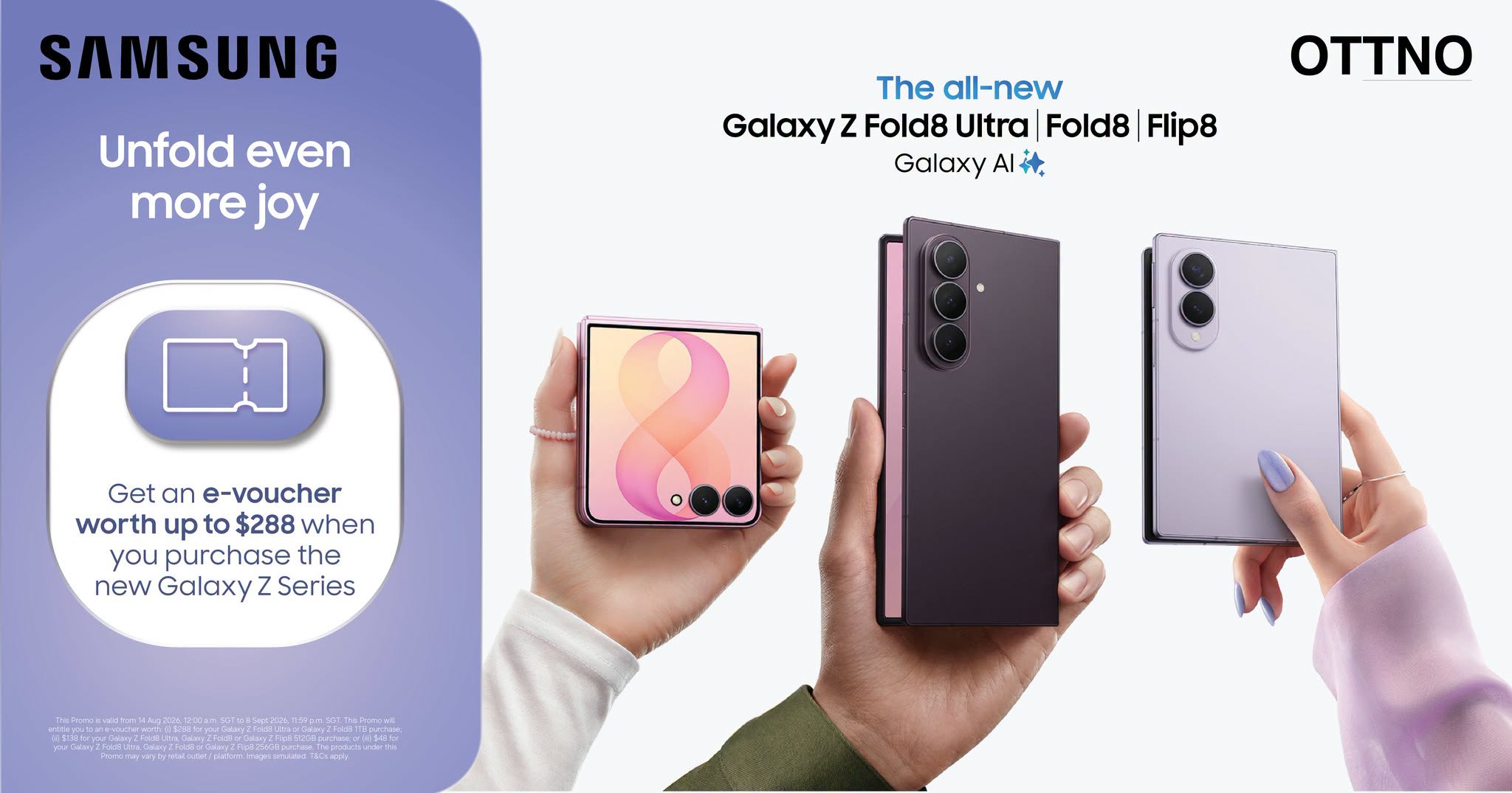 Samsung Galaxy Z Series launch promotion