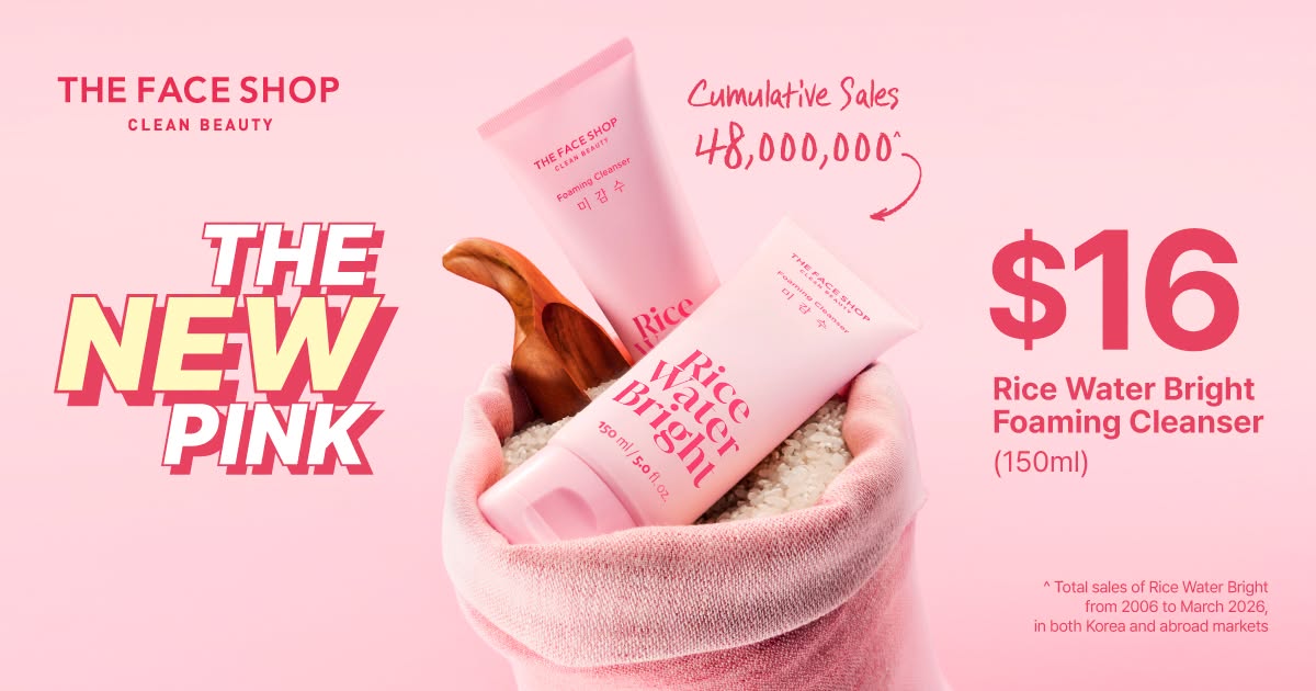 THE FACE SHOP Rice Water Bright Foaming Cleanser