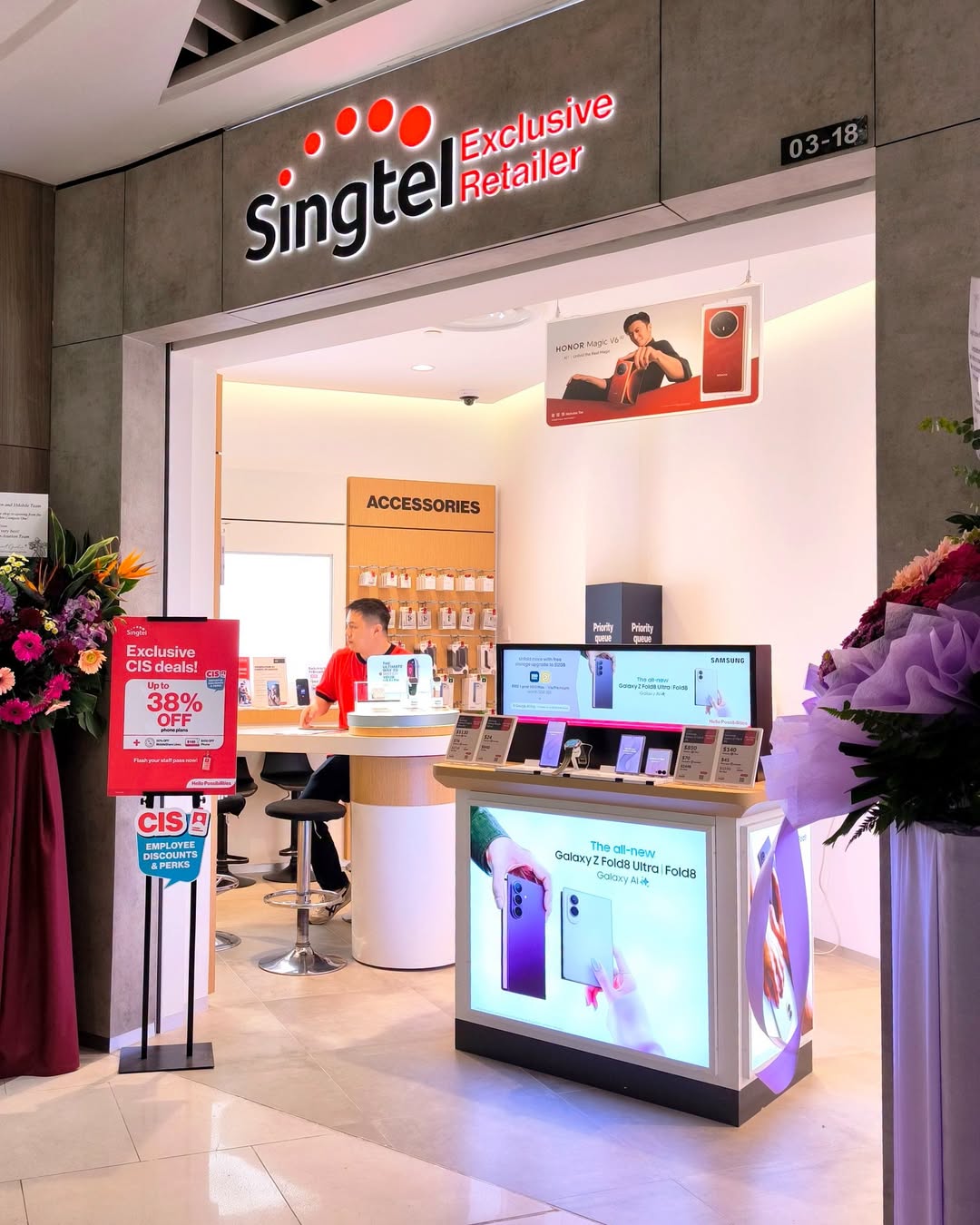 Singtel Exclusive Retailer Relocates to 03-18 at Compass One with Up to 38% Off